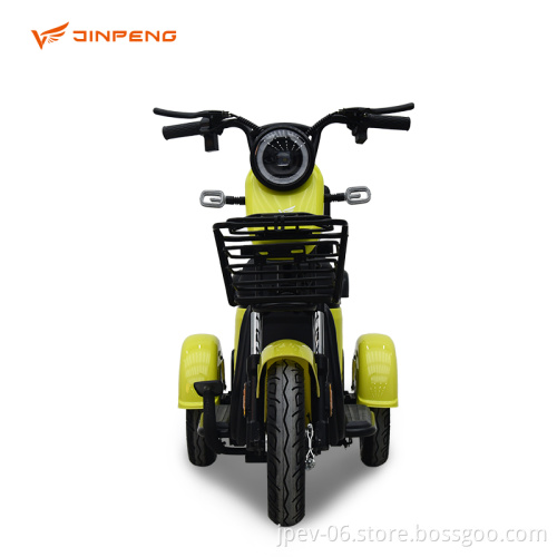 Jinpeng personalizzabile colore a lungo raggio triciclo elettrico tricicli di tacchino due ruote in vendita